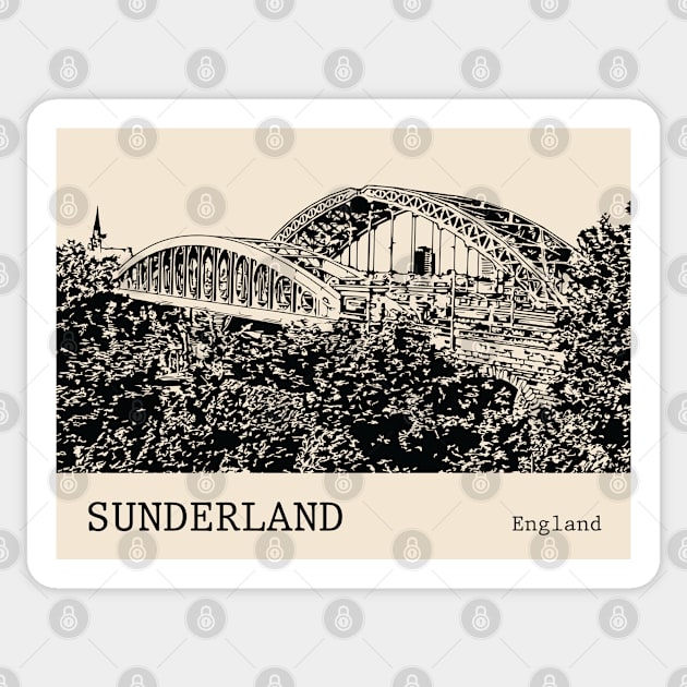 Sunderland England Sticker by Lakeric